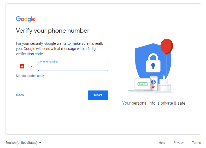 Phone number verification